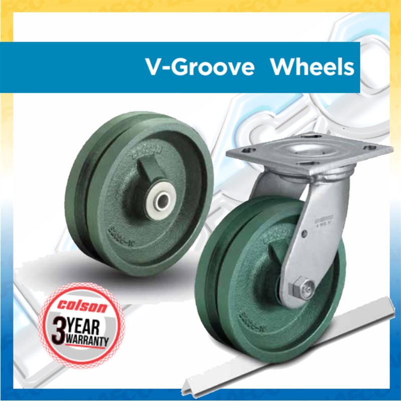 V-Groove Wheels - Up to 6000lbs
