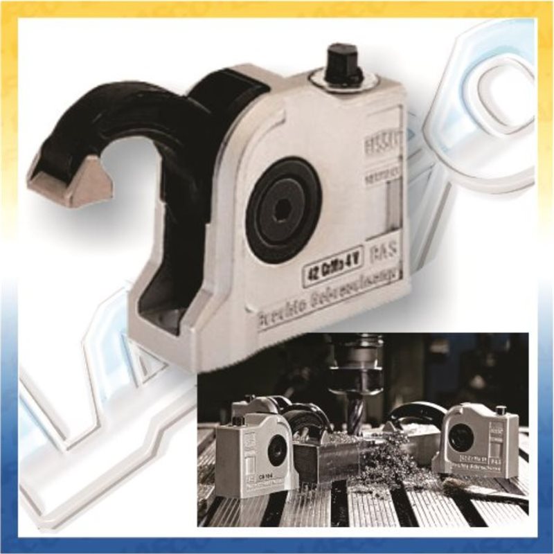 BAS-CB compact clamp, fixing hole closed